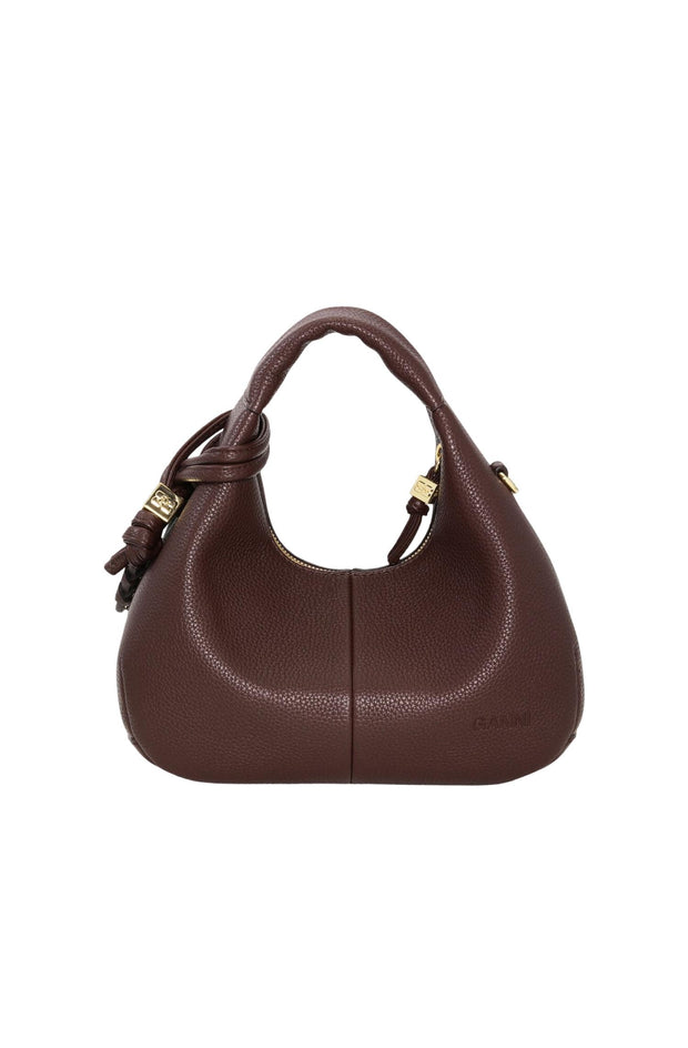 Brun Hobo Mini Grained - Stilshoppen
