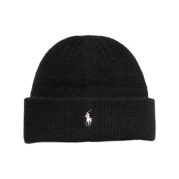 Sort Merino Wool Beanie - Stilshoppen