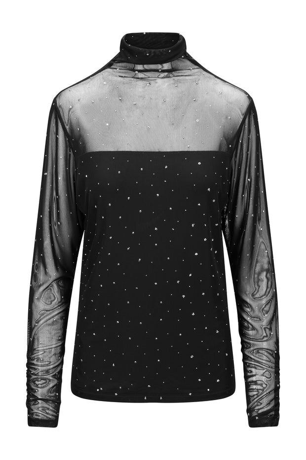 Sort Phoebe Top - Stilshoppen