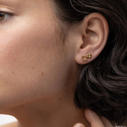 Irma  Clover Stud Earrings