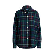 Grønnrutet Plaid Cotton shirt