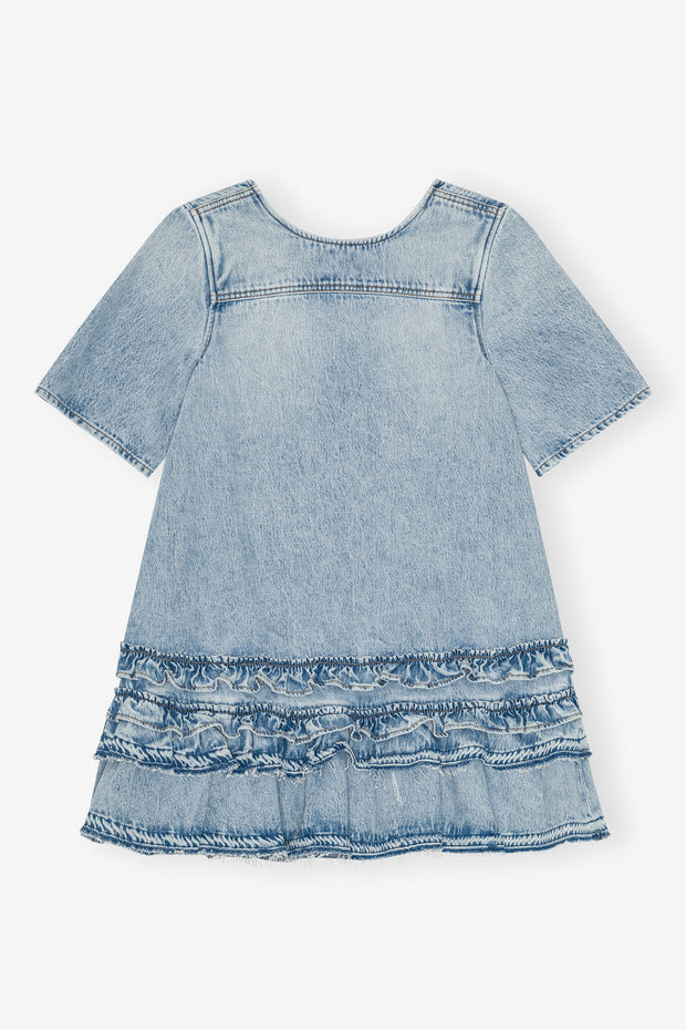 Soft Rigid Open Back Mini Dress