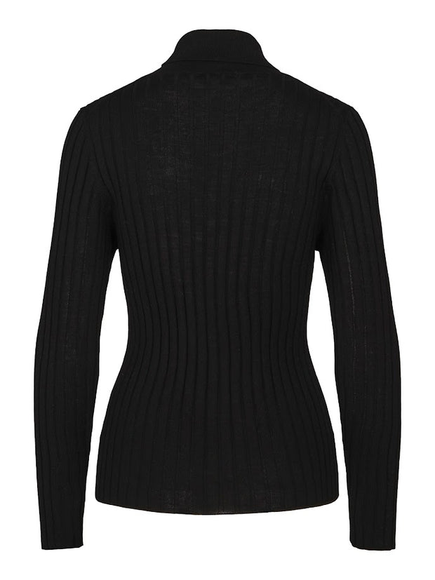 Sort Feel Polo - Stilshoppen