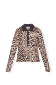 Leopard Fine Merino Jacquard Knit - Stilshoppen