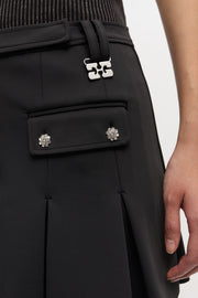 Scuba Neoprene Mini Skirt