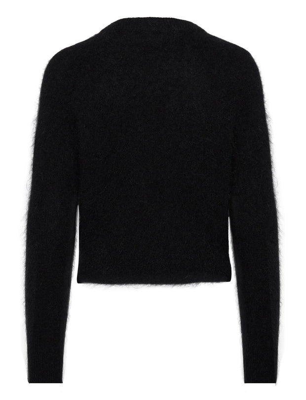 Sort Mohair Girlfriend Sweater - Stilshoppen