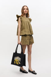 Large Shopper Banana Print