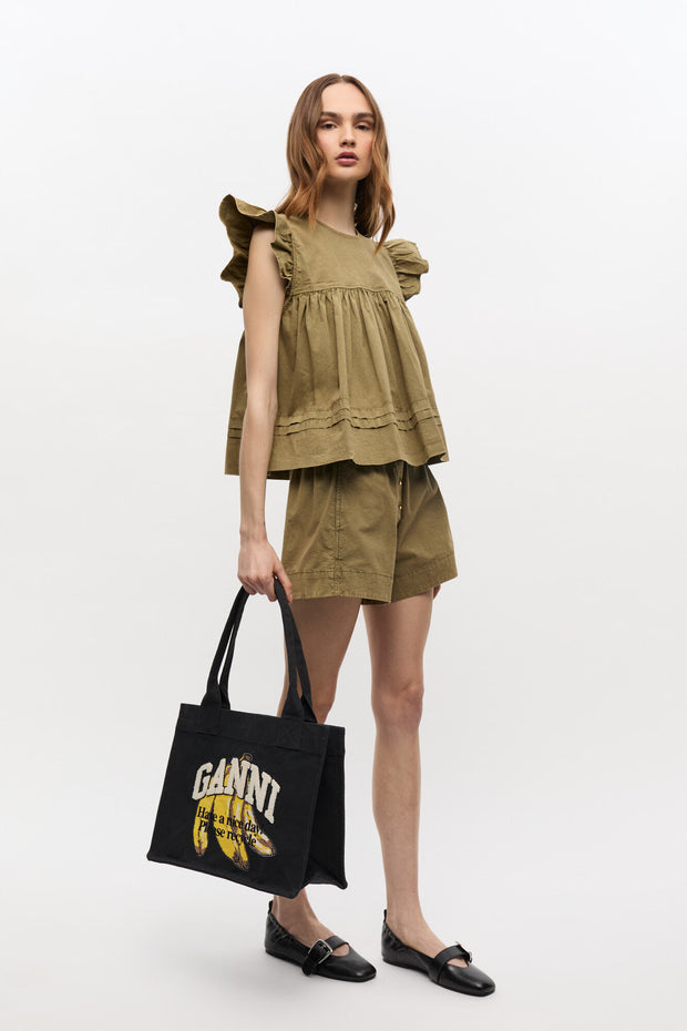 Large Shopper Banana Print