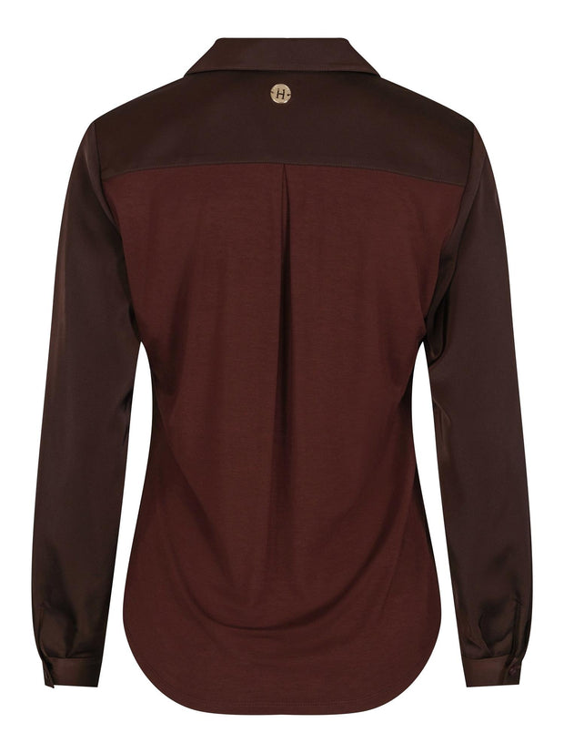 V-neck classic blouse - Stilshoppen