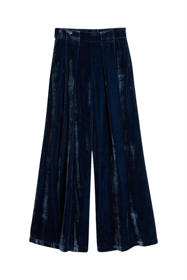 Blå Mister Velvet Trouser