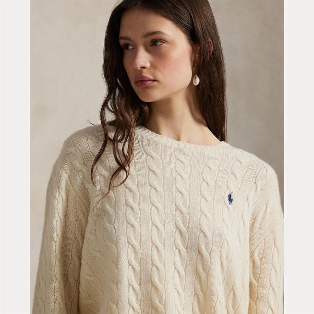 Hvit Julianna Long Pullover
