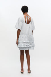 Stripe Cotton Mini Dress