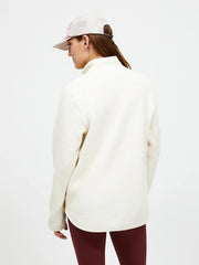 Offwhite W Pile Zip Jacket