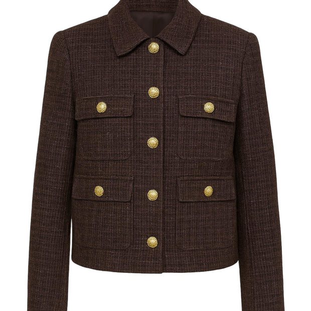 Brun Tweedblazer