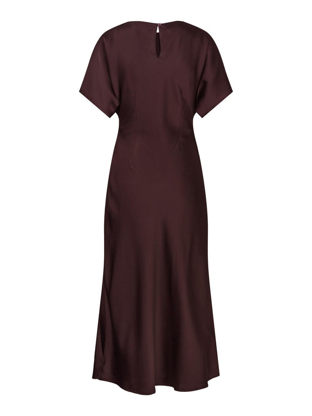 Burgunder Inez Dress - Stilshoppen