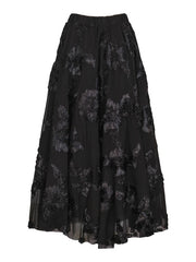 Sort Long Tyll Skjørt - Stilshoppen