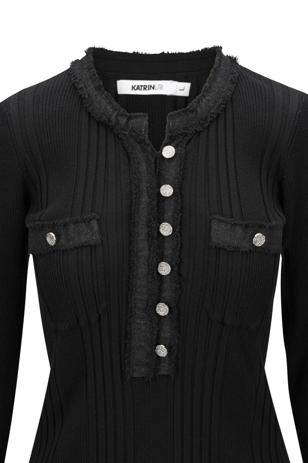 Sort/sort LA Pullover - Stilshoppen