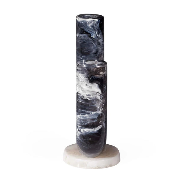 Sort/Hvit Mustique Double Tube Vase