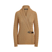 Camel Buckled Sweater - Stilshoppen