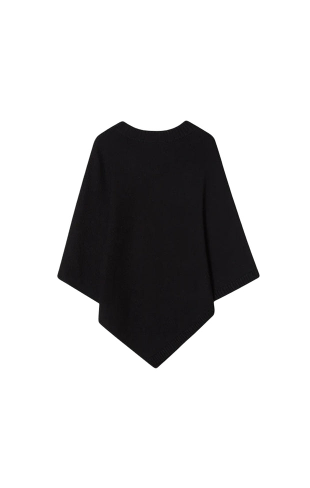 Sort Randy Poncho - Stilshoppen