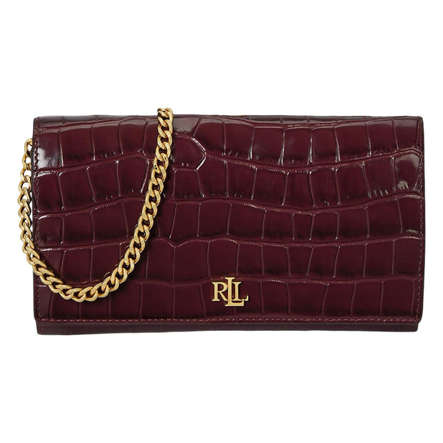 Burgunder Croc Medium Adair II Crossbody