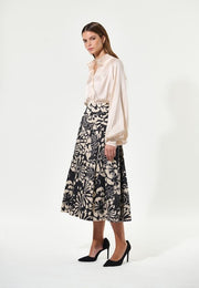 Sort/Offwhite AlbisDEA FLorana Skirt - Stilshoppen