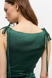 Solid Stretch Long Dress