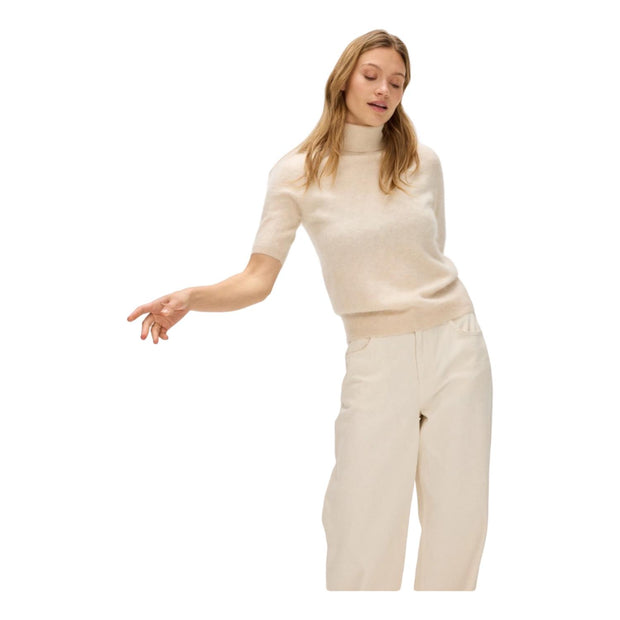 Offwhite Brushed Turtleneck t-shirt