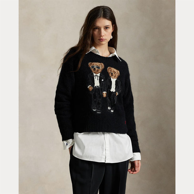 Black Multi Pullover Sweater
