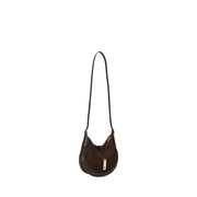 Brun Polo ID Suede-Leather Small Shoulder Bag - Stilshoppen