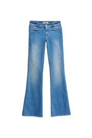Blå Wonder Puch Up Flare Jeans