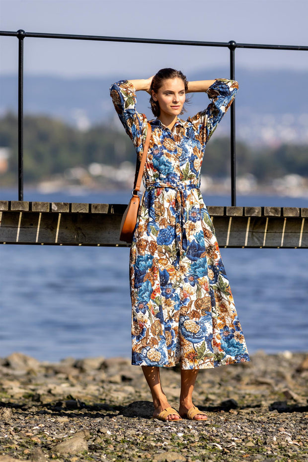 Multi Printed lace dress - Stilshoppen