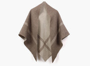 Beige NOHR Nina To-sidig Triangel Sjal
