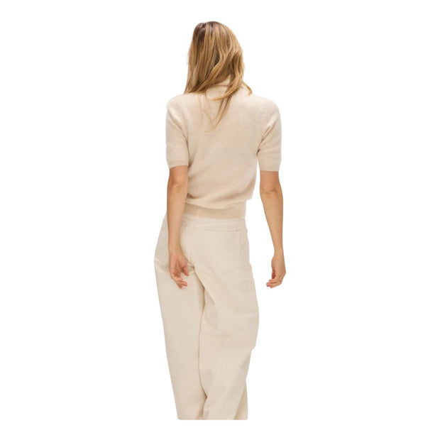 Offwhite Brushed Turtleneck t-shirt