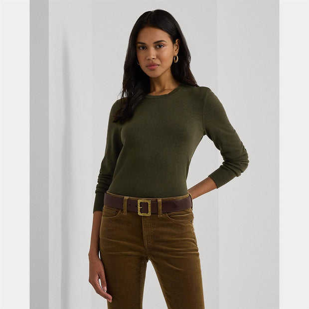 Oliven Cotton Blend Sweater - Stilshoppen