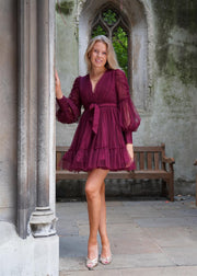 Bordeaux Aurora Dress - Stilshoppen