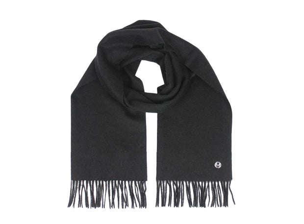 Sort  Singelcorored Lambswool scarf