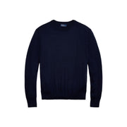 Marineblå Wool Crewneck Sweater - Stilshoppen