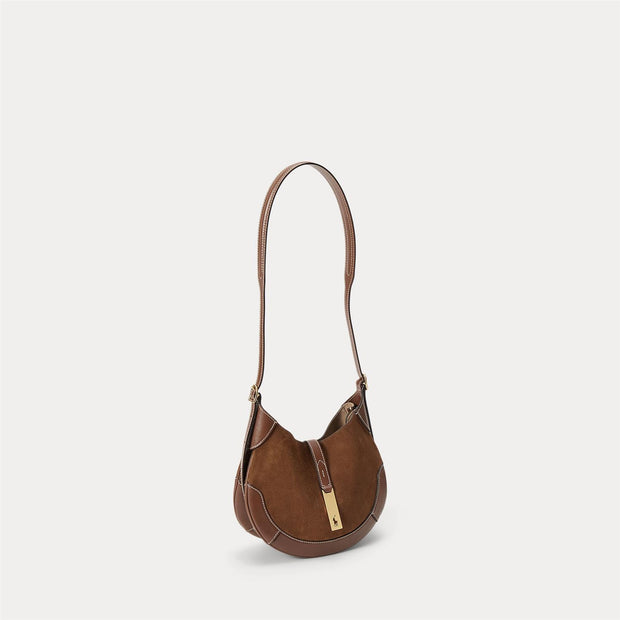 Brun Melert Small Shoulder Bag