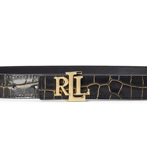 Sort Reversibelt belte 30 medium - Stilshoppen