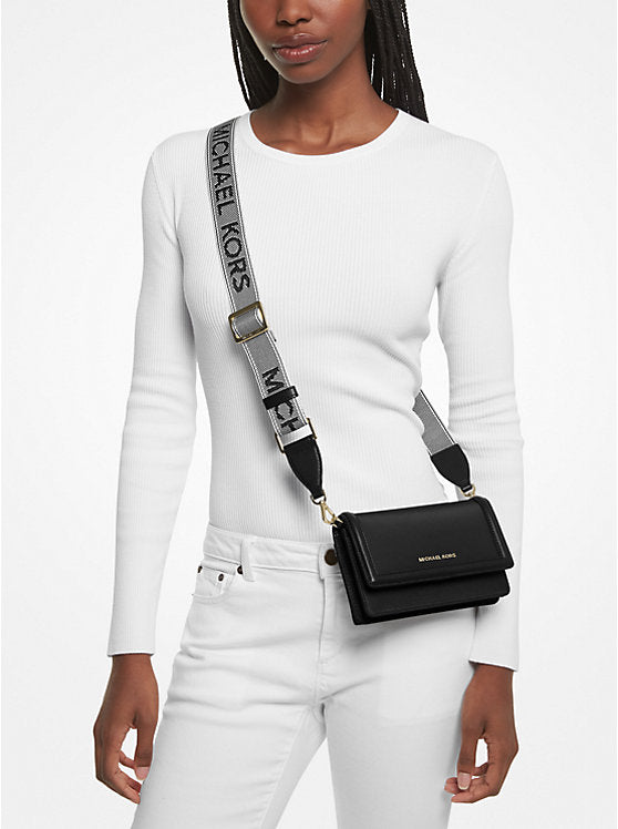 Sort Jet Set Small Nylon Gabardine Smartphone Crossbody Bag - Stilshoppen