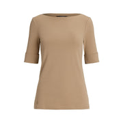 Beige Judy Boatneck Top - Stilshoppen