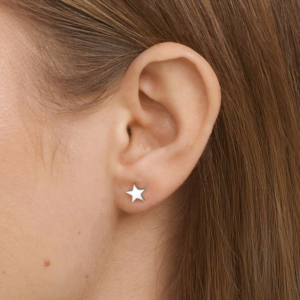 Grave Star Mini Stud Earrings
