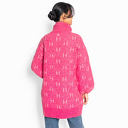 Fam long sweater Chateau rose