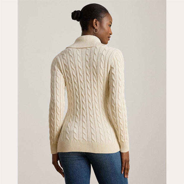 Creme Buckled cardigan - Stilshoppen
