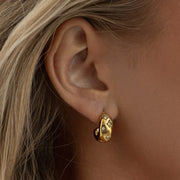 Vilma Crystal Hoop Earrings