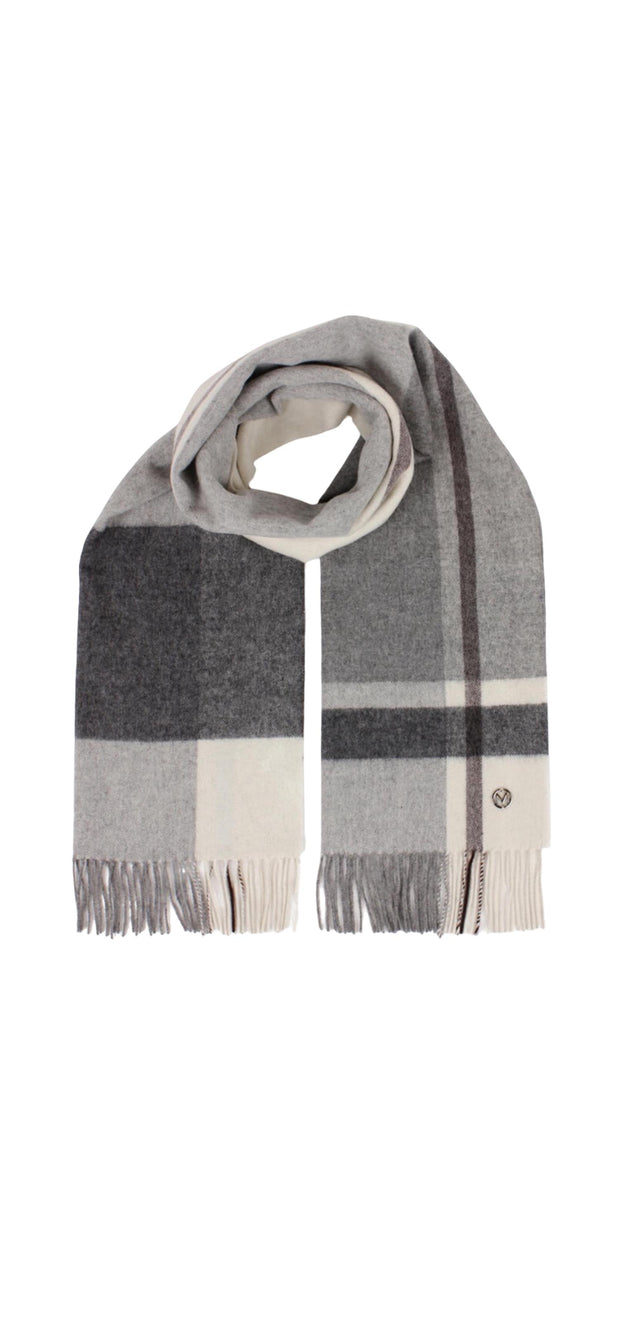 Grå Emma Lammeullskjerf - Stilshoppen