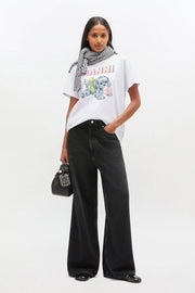 Hvit Neon Puppy t-shirt - Stilshoppen