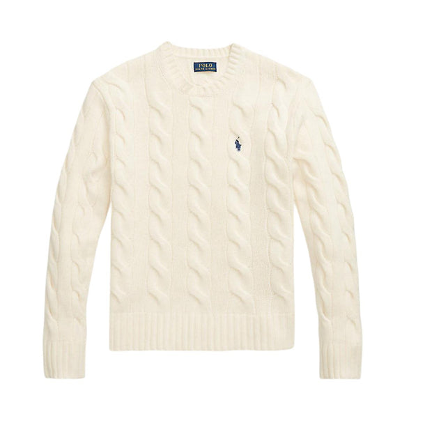 Cream Classic Cabel Knit pullover - Stilshoppen