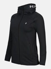 Sort W Rider Zip Hood - Stilshoppen